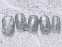 アイ ネイルズ 天神店(I nails)/えもブルーnail¥6200