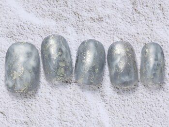 アイ ネイルズ 天神店(I nails)/えもブルーnail¥6200