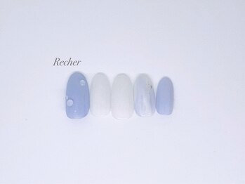 ネイルサロンリシェ 烏丸御池(Recher)/水滴ネイル　1