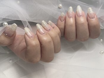 ミンク バイ キャンアイドレッシー(MINK by Can I Dressy)/ラメグラデーション+ストーン