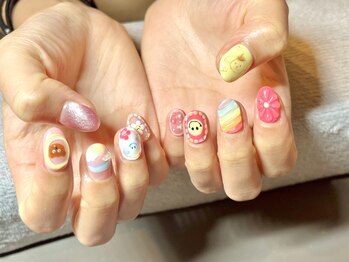 キューシーネイル 川崎(QcNail)/手描きアート