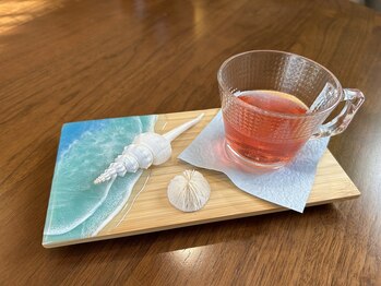 ヘルス アンド ビューティ 波の音(Health ＆ Beauty 波の音)/施術後は沖縄の無農薬ハーブティ