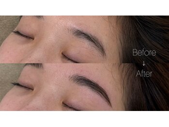 アウラ 表参道(AURA)/アイブロウワックス+HBL