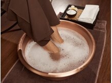 スペラ(Spera)の雰囲気（【全メニュー足浴付き】冷え切った足を温め、リラックスモードへ）