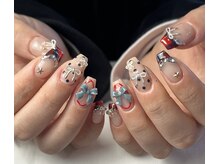 ネイルアトリエビー(nail atelier be’)/個性派リボンdesign