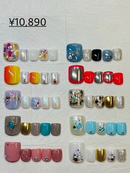 ネイル ヴェリテ(NAIL VERITE)/フット 定額デザイン ￥10,890-