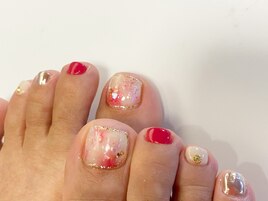 フット　ニュアンスネイル