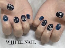 ホワイトネイル(WHITE NAIL)/持ち込み/結晶ネイル