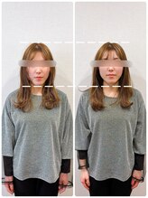 イズム まつもと店(izm)/小顔モニター様