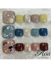 ネイルズアジュール アピタ新潟西店(Nailz Azur)/フット　定額デザインBコース