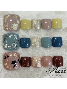 ネイルズアジュール アピタ新潟西店(Nailz Azur)/フット　定額デザインBコース