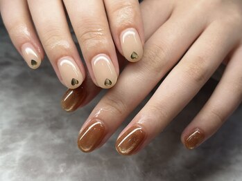 エイム 下北沢(aim)/秋デザインネイル