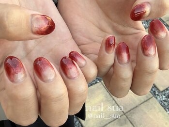 マグネットグラデーションネイル