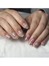 ネイルアトリエビー(nail atelier be’)/マグネットボーダーdesign