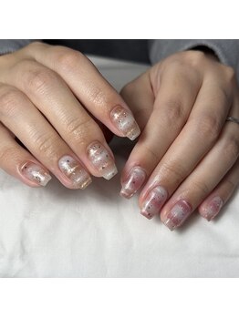 ネイルアトリエビー(nail atelier be’)/マグネットボーダーdesign