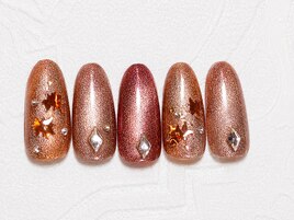 紅葉マグネットネイル