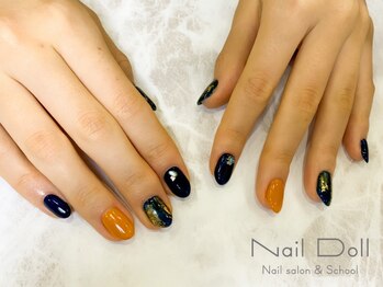 ネイルドール(Nail Doll)/濃いめカラー×メタル