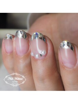 ジュジュ(Juju)/ガラスフレンチネイル