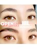 ★Open割★ハリウッドブロウリフト★眉毛パーマ＋Wax＋メイク¥6,900→￥5,900