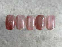 ネイル サヴォイ 本厚木店/ニュアンスリボンネイル