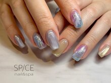 スパイス ネイルズ アンド スパ 玉川高島屋SC店(SPICE NAILS&SPA)の雰囲気（大人気【Monthly】サンプルよりお色変更可#マグネットネイル）
