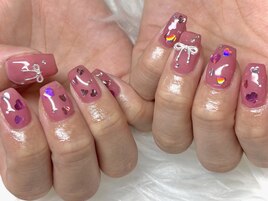 ハートホロネイル