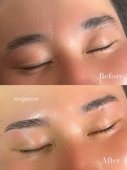 アイルーム ミニョン(eyeroom mignon)/メンズアイブロウ