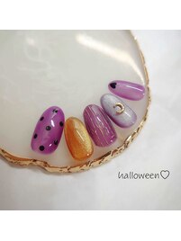《ハロウィンネイル》