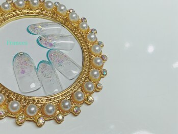 フランセス(Frances)/先端フレンチ×ラメ