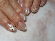 ネイルサロン リーチェ(Riche)/ワンカラー スタッズ