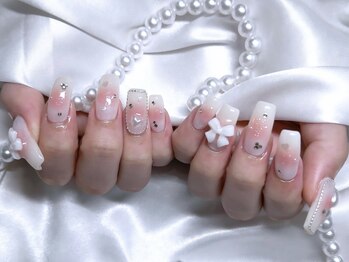 チーク/ハート/リボン/きらきら