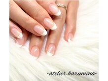 アトリエハルミナ バイ バラ 三島店(atelierharumina by valla)/オフィスにも♪フレンチネイル