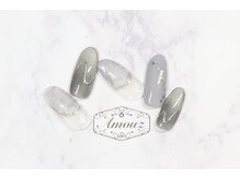 アモウズ(Amouz)/定額【テーマ:グレーネイル】1