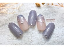 バブル シュガー バイ ネイルクローネ(bublle sugar by.nail crone)/星空ネイル