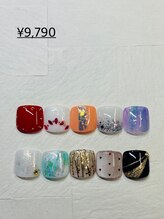 ネイル ヴェリテ(NAIL VERITE)/フット 定額デザイン ￥9,790-