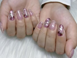 戸部担当★薔薇ネイル