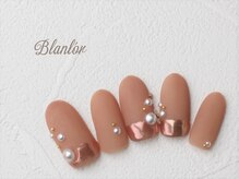 ネイルサロン ブランロール 白金店(Nail Salon Blanl'or)/大人マット×ミラーネイル