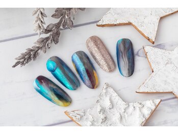 ミラー☆ニュアンスネイル☆