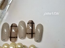 チェックネイル