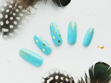 フェザーズ ネイル(feathers nail)/ブルースターネイル♪