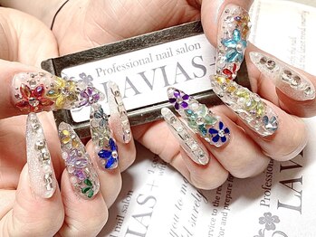 ラヴィアスプラス(LAVIAS+)/【スカルプ】10本アートし放題