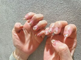 キラキラクリアネイル