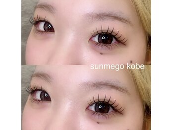 サンミーゴネイル 神戸店(Sunmego Nail)/フラットラッシュ130本