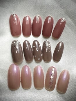 シャイン(SHINE)の写真/シンプル/オフィスネイルに♪どんなシーンにもピッタリはまる上品なデザインならお得な定額メニューが◎