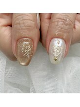 エミーネイル(Amie NAIL)/クリスマスネイル（アート）