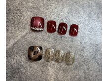 ネイルギャラリーアヴァン(NAIL GALLERY Avant)/フット秋サンプル