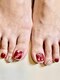 リノネイル(LINO NAIL)の写真/秋もフットジェルネイルを楽しみませんか？丁寧な角質ケアで足先まで整える！