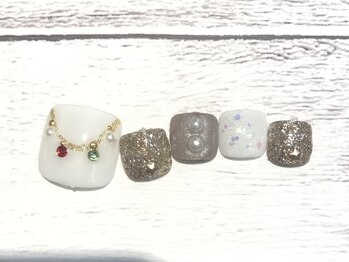 クリスマスネイル