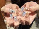 しゅわしゅわ泡ネイル