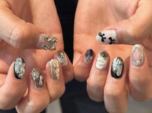 アイネイルズ 横浜EAST店(I-nails)/モノクロニュアンスネイル